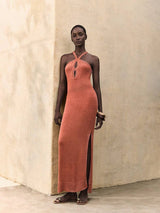 Kaïa | Knitted Slit Dress