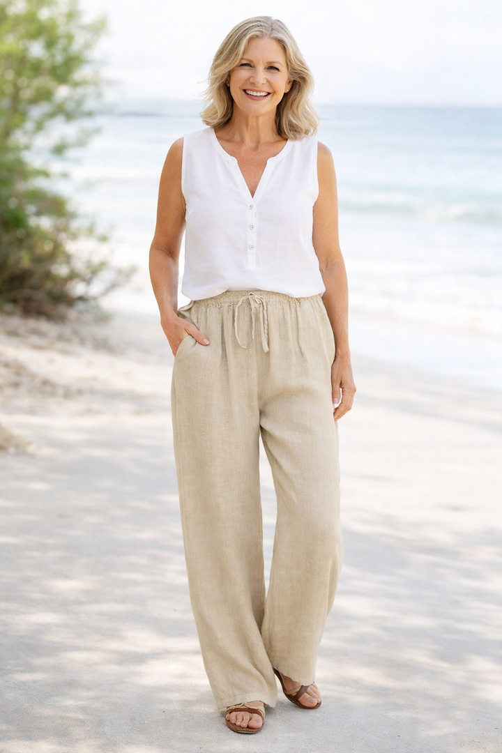 Breezy Linen Comfort Pants